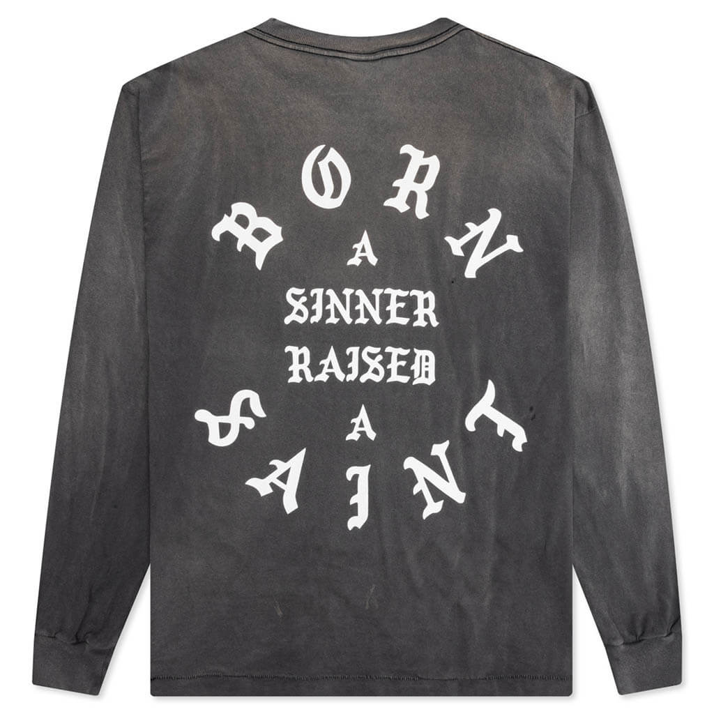 Saint Michael x Born x Raised Clown L/S Tee - Black - Image 2