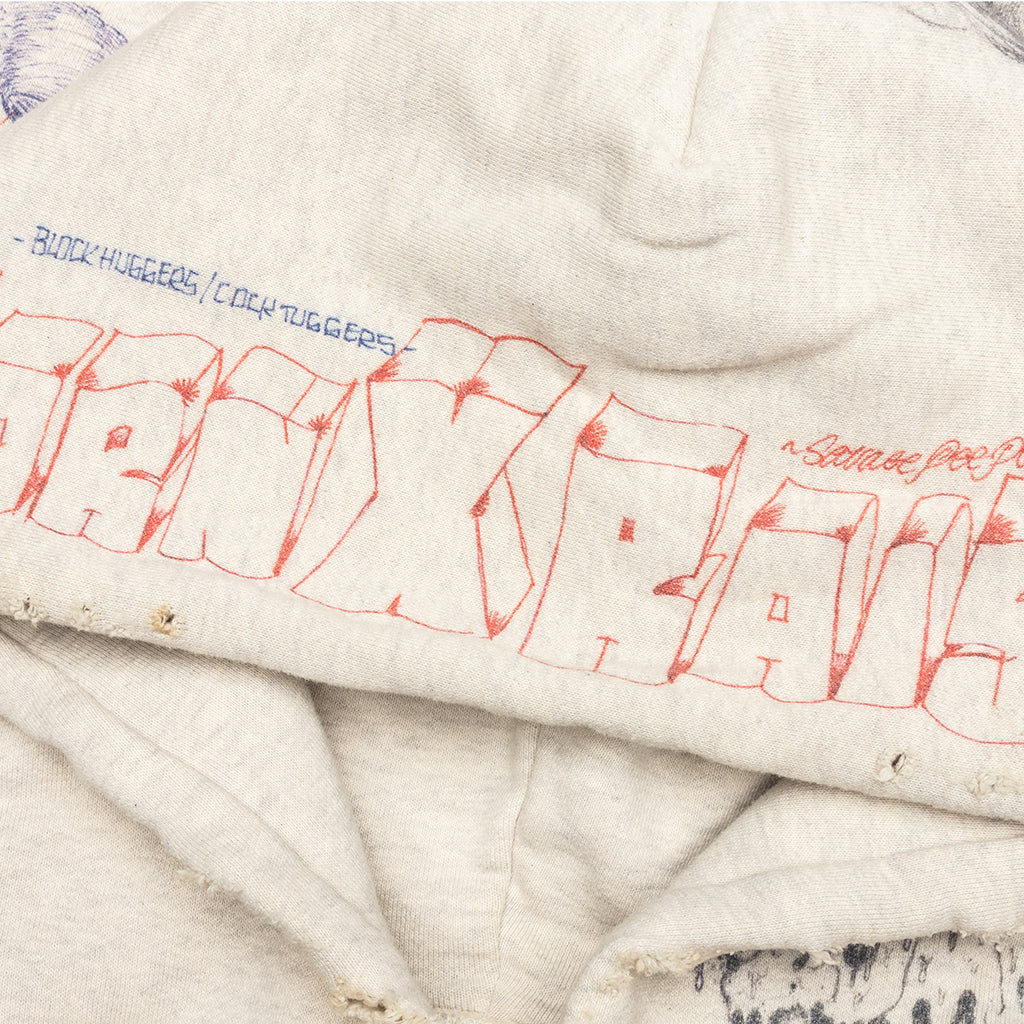 Saint Michael x Born X Raised LA Hoodie - Grey - Image 3