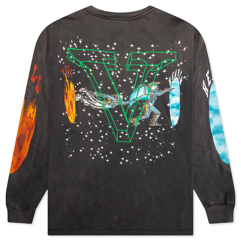 Saint Michael x Vlone Skull L/S Tee - Black - Image 2