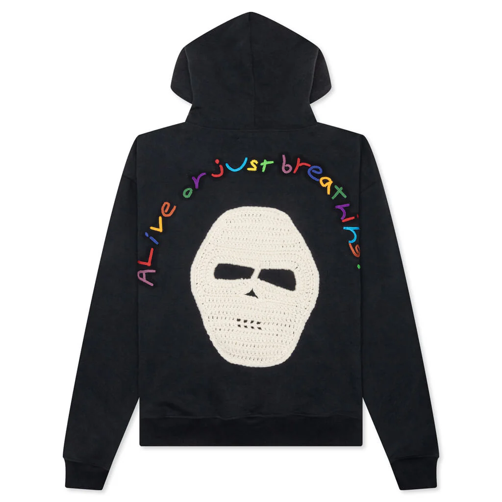 Alive or Just Breathing Hoodie - Black - Image 2