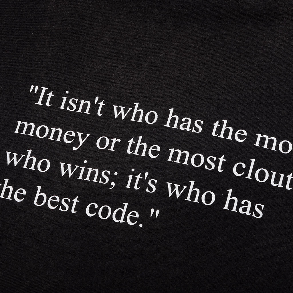 Best Code Tee - Washed Black - Image 4