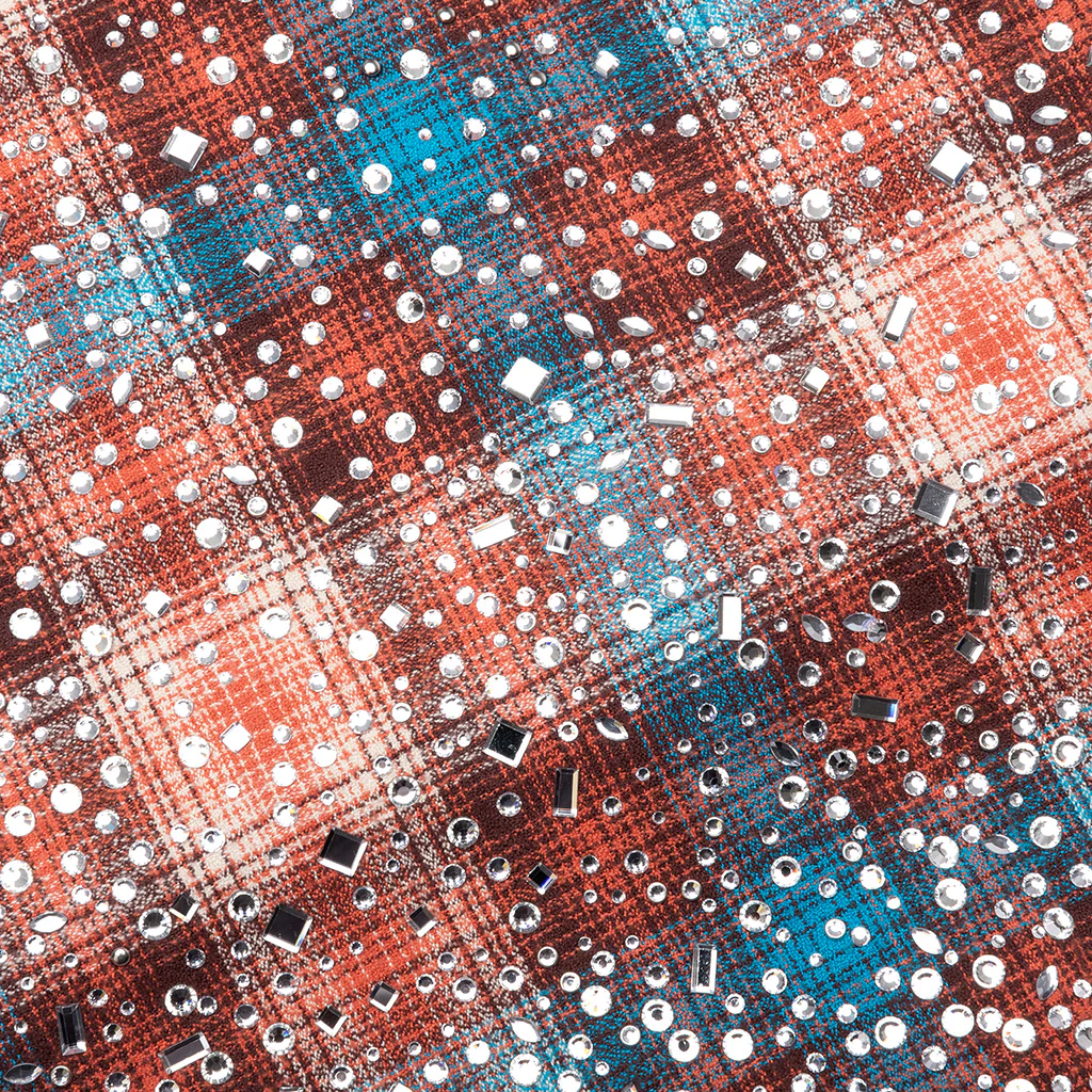 Other Scenes Shattered Glass Flannel - Red/Blue - Image 5