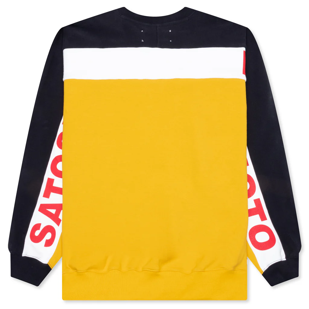 Team Satoshi Crewneck - Yellow/Black - Image 2