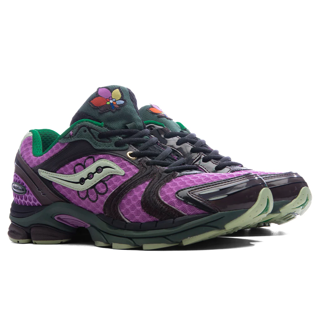 Saucony x Jae Tips Progrid Triumph 4 'Perrilla' - Violet/Earth - Image 2