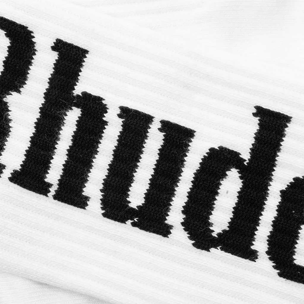 Script Sock - White/Black - Image 2