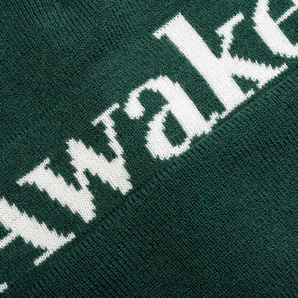 Serif Logo Beanie - Forest - Image 2