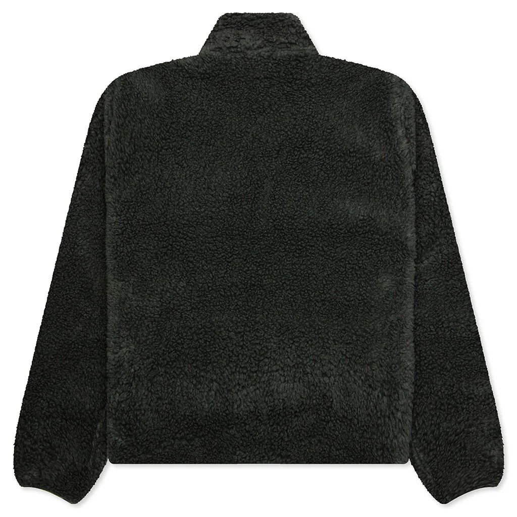 Sherpa Reversible Jacket - Dark Green - Image 2