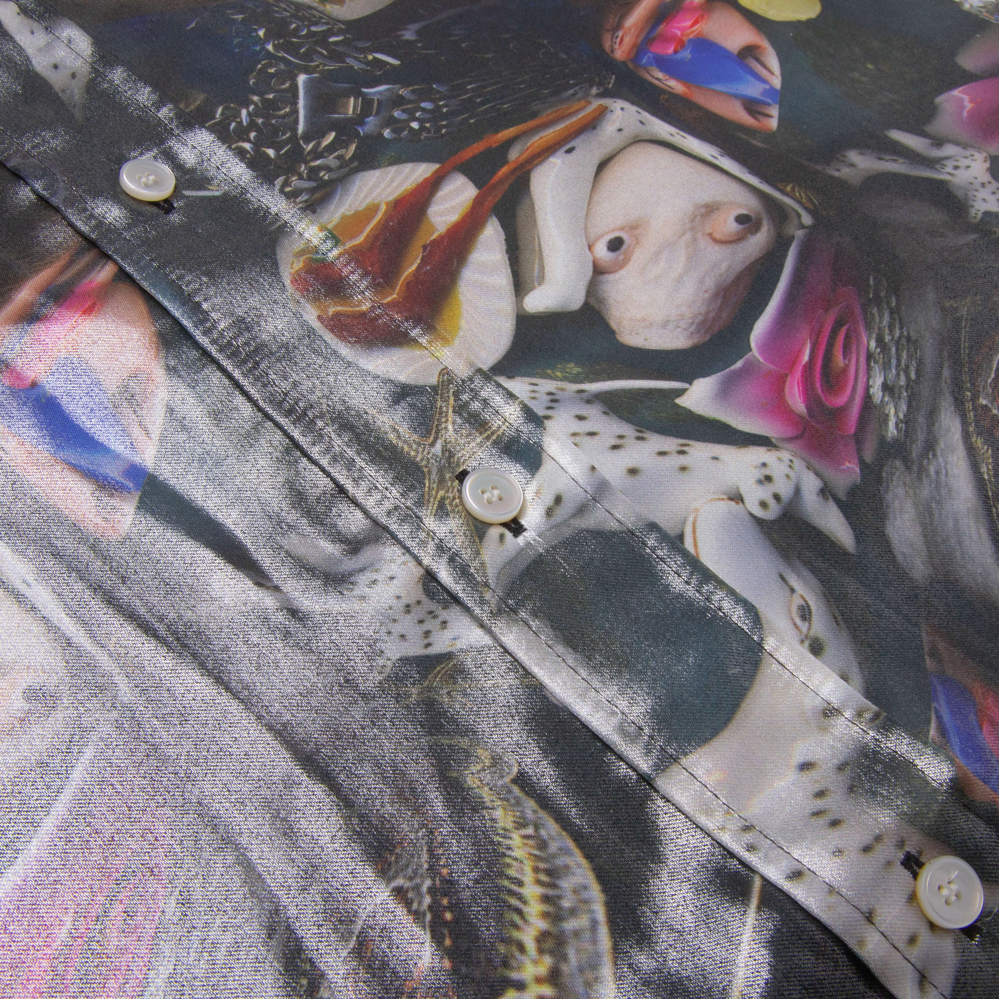 Short Sleeve Shirt - Black/Multi - Image 4