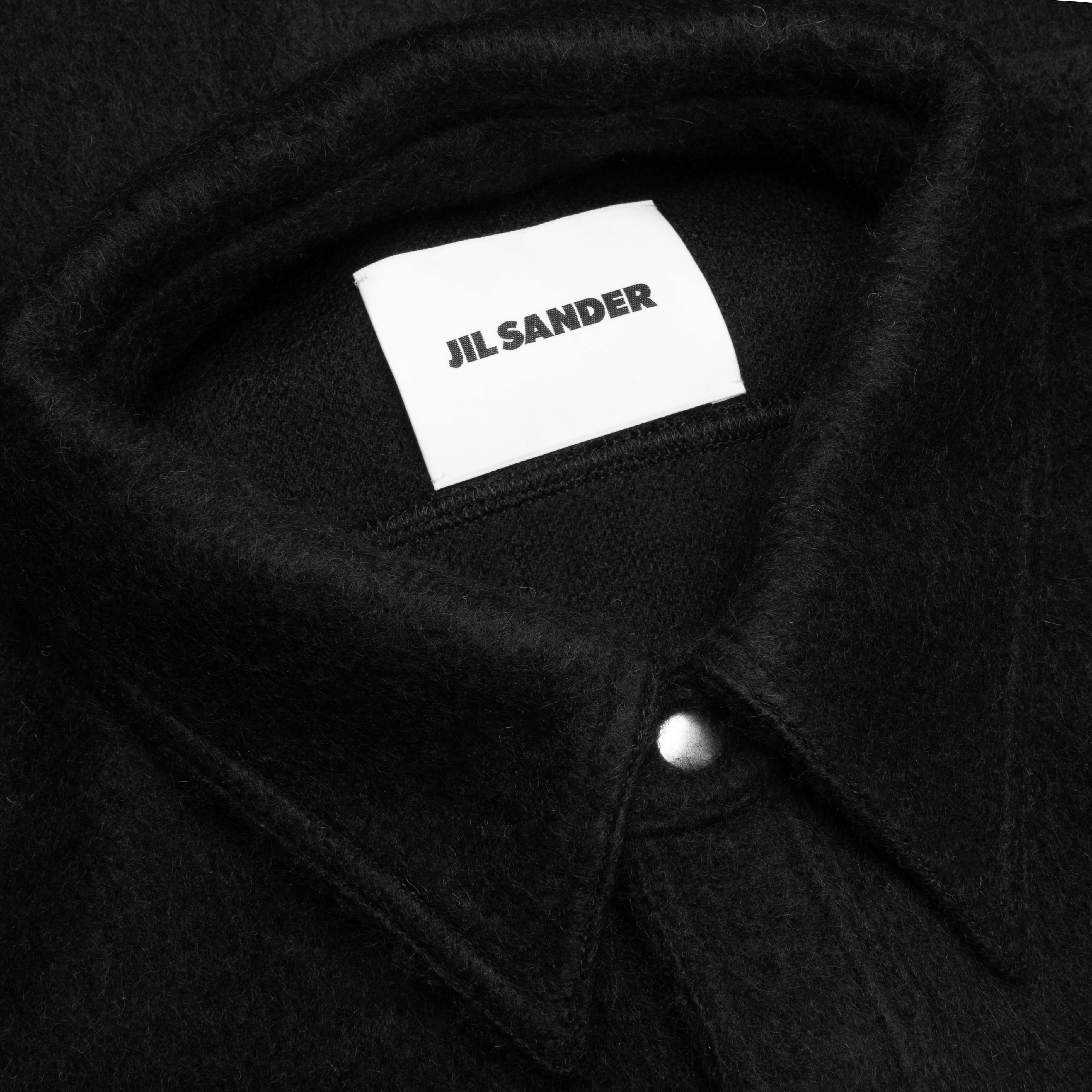 Mohair Overshirt Shirt - Black - Image 3