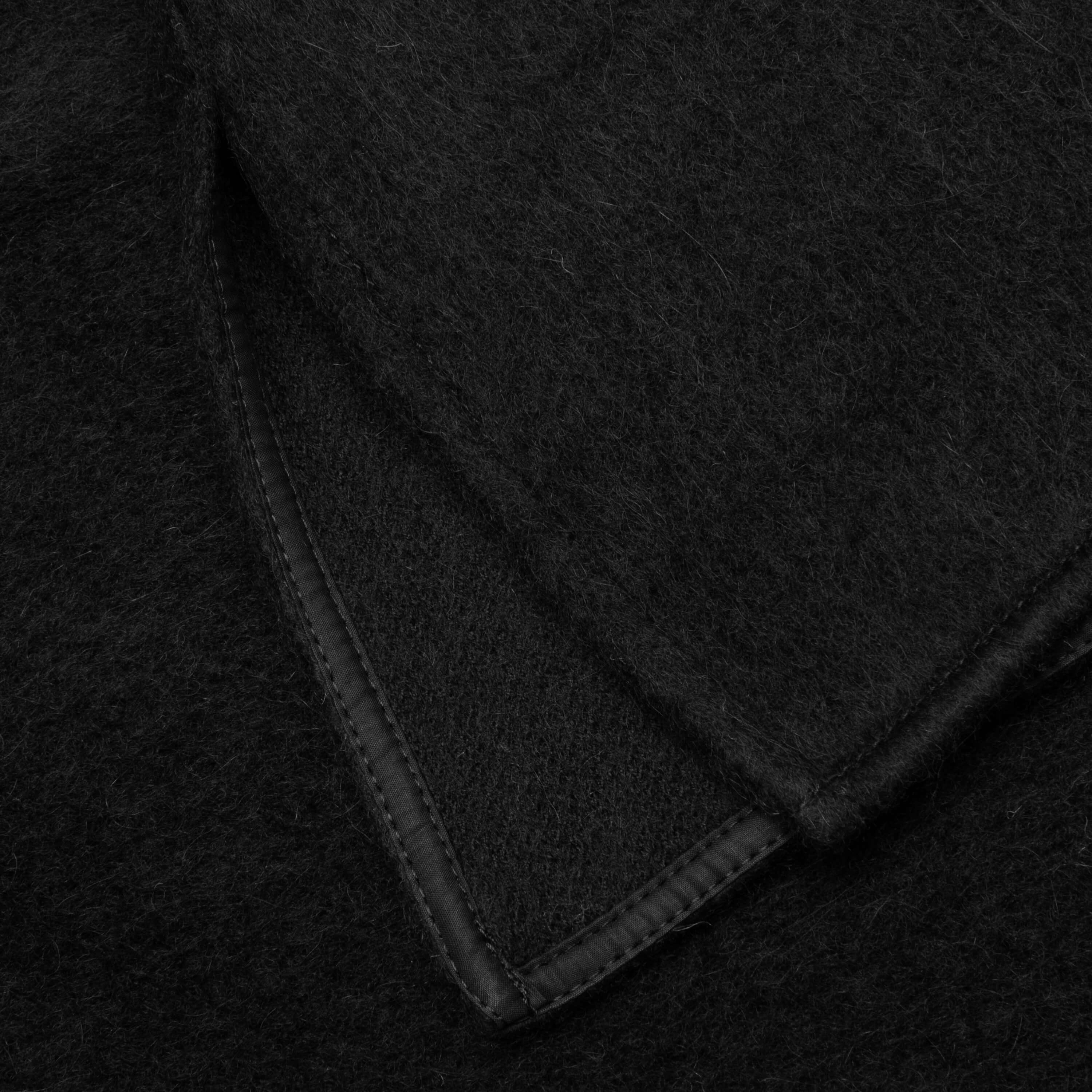Mohair Overshirt Shirt - Black - Image 5