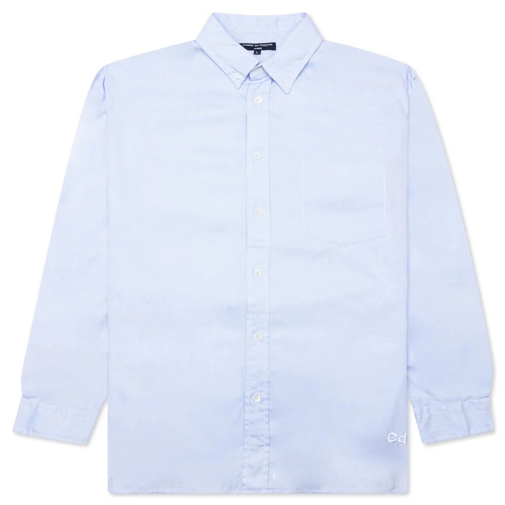 Cotton Shirt - Sax