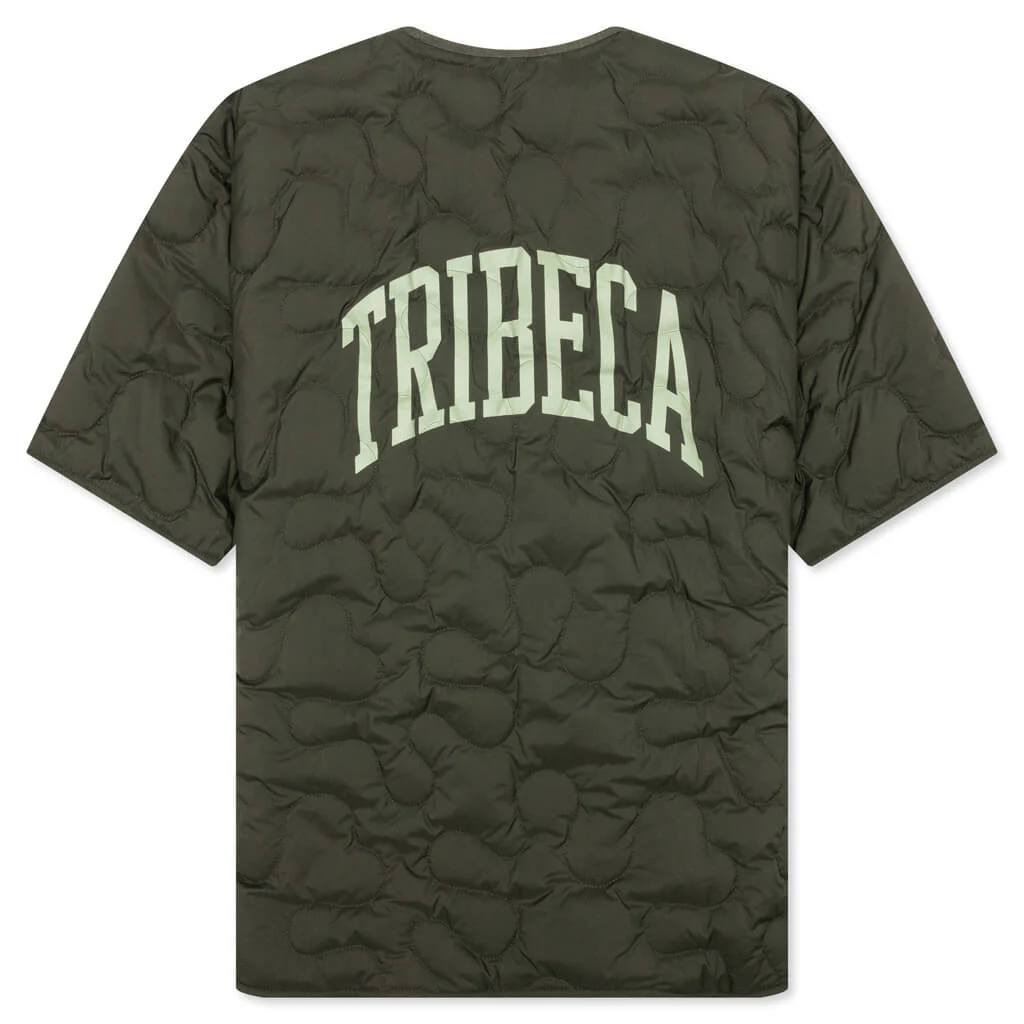 Moncler Genius x Salehe Bembury Padded Shirt - Dark Green - Image 2