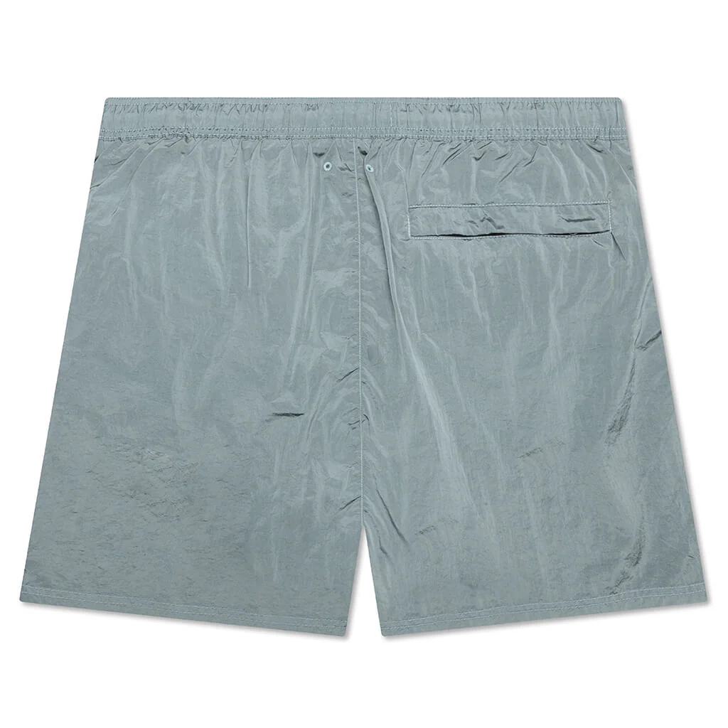 Nylon Metal Shorts - Sky Blue - Image 2