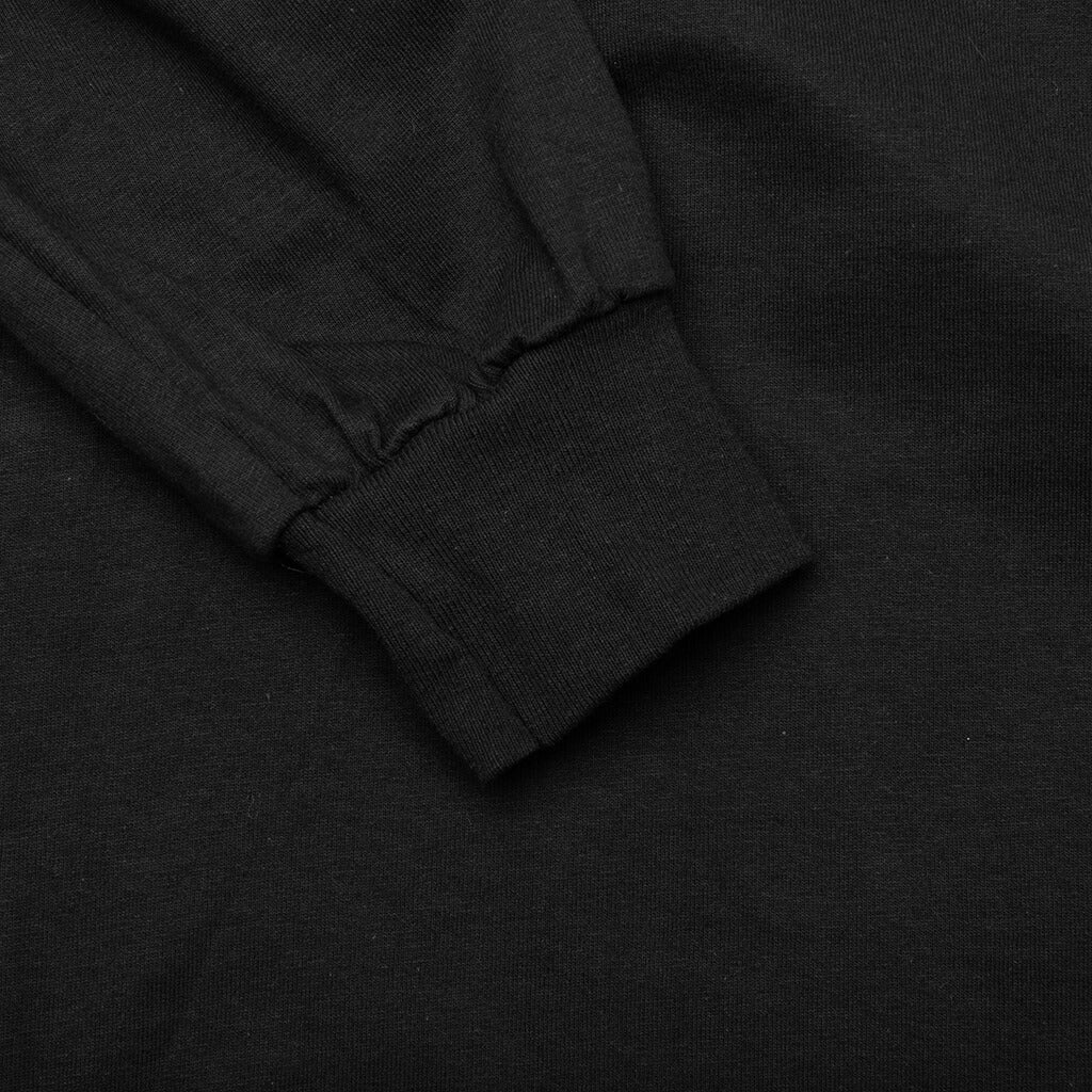 Sideways L/S Tee - Black - Image 4