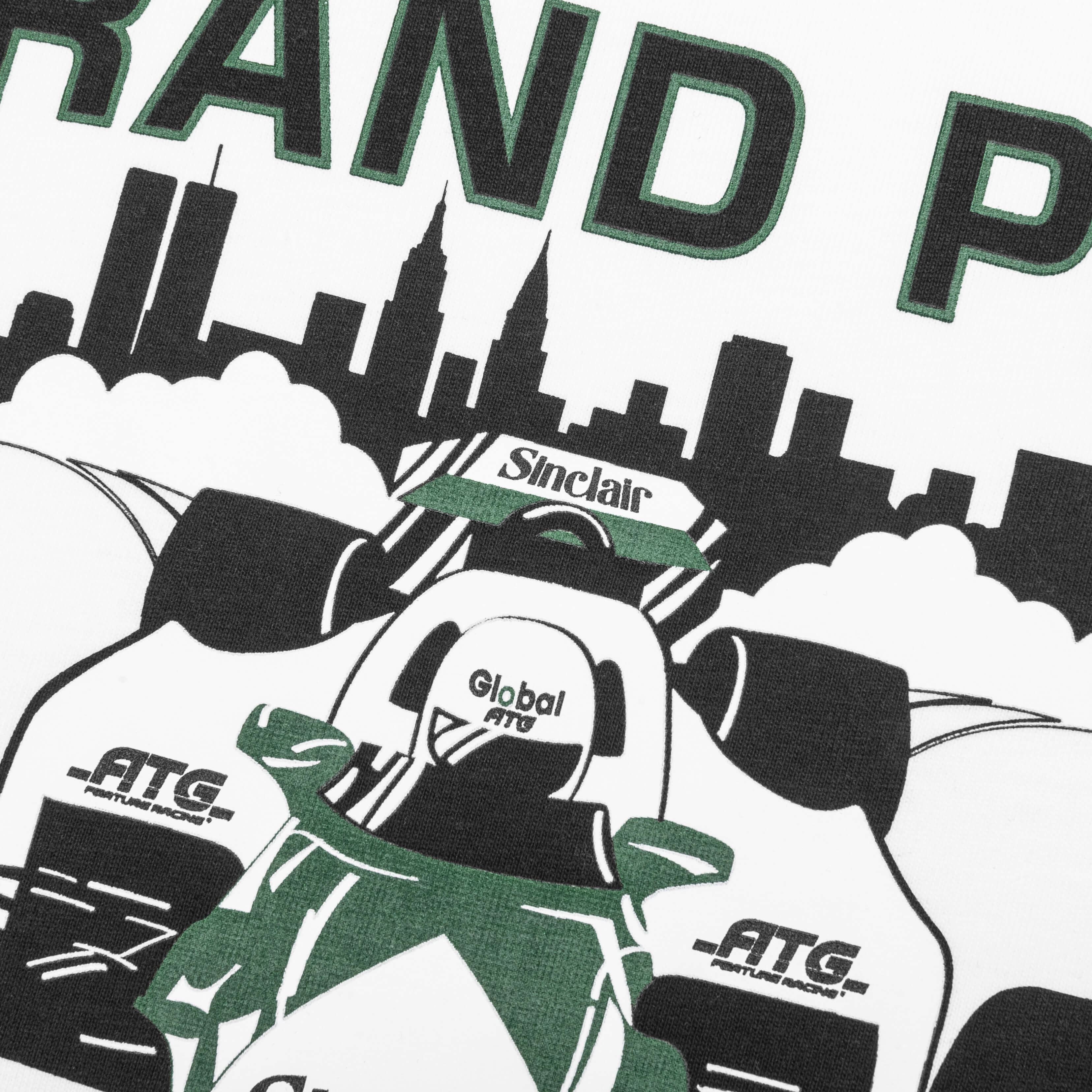 Feature x Sinclair Grand Prix Tee - White - Image 4