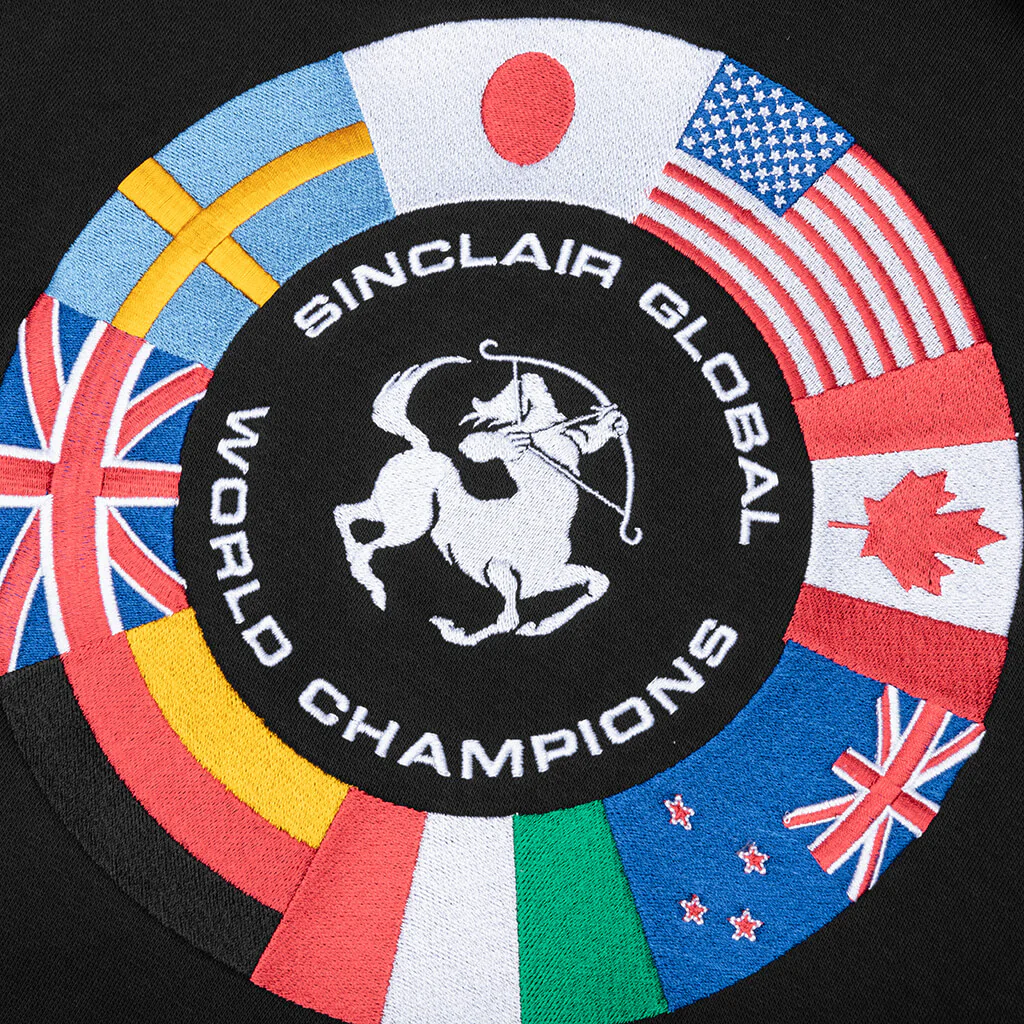 Flag Hoodie - Navy - Image 3