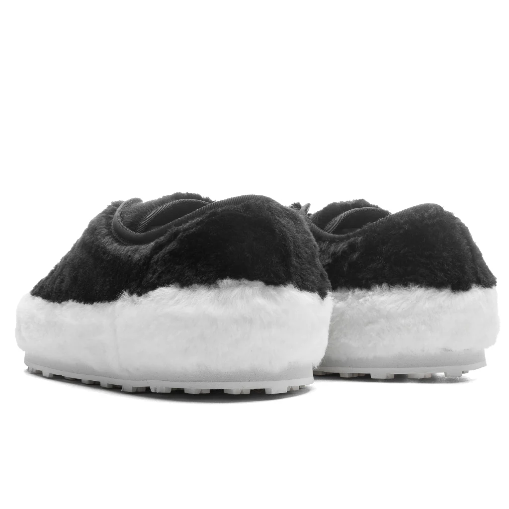 Black Teddy Tennis Sneaker - Lily White/Black - Image 3