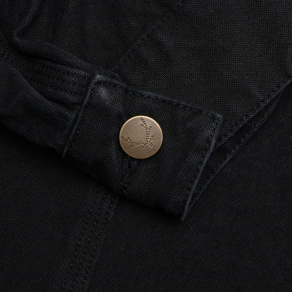 Coverall 10oz Cotton Canvas - Black - Image 5