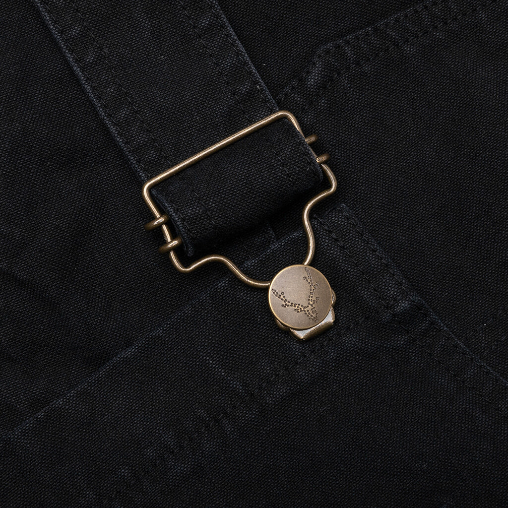 Overalls 10oz Cotton Canvas - Black - Image 3