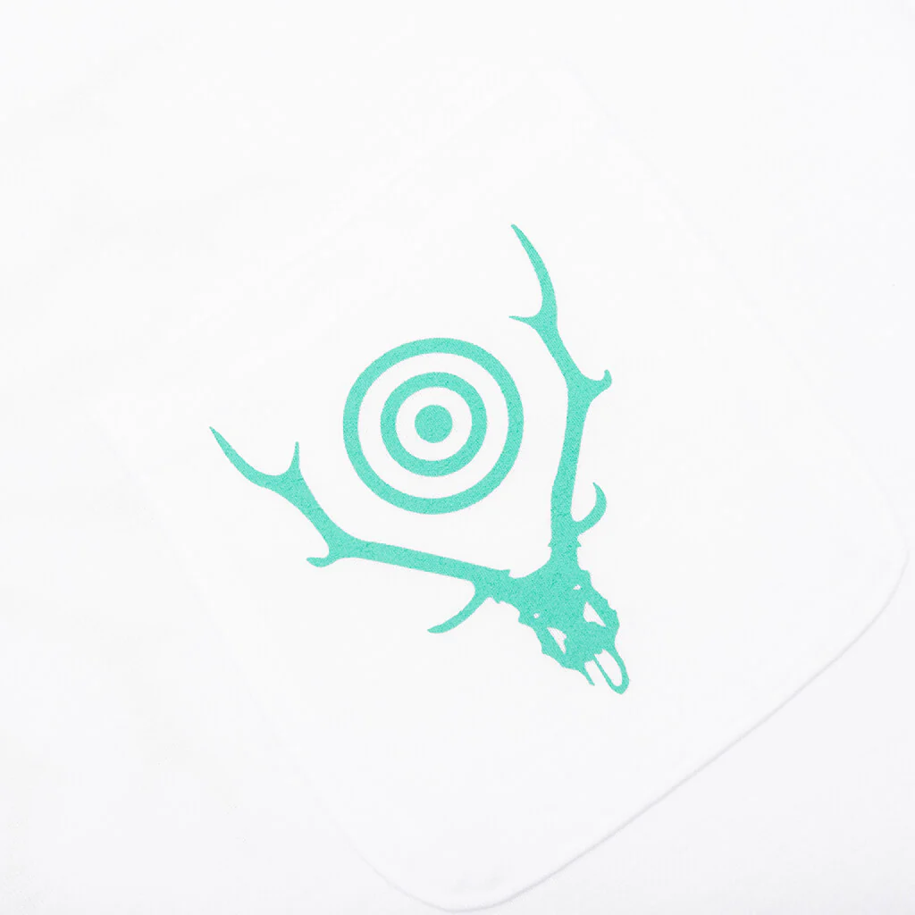 Round Pocket S/S Tee - White - Image 4