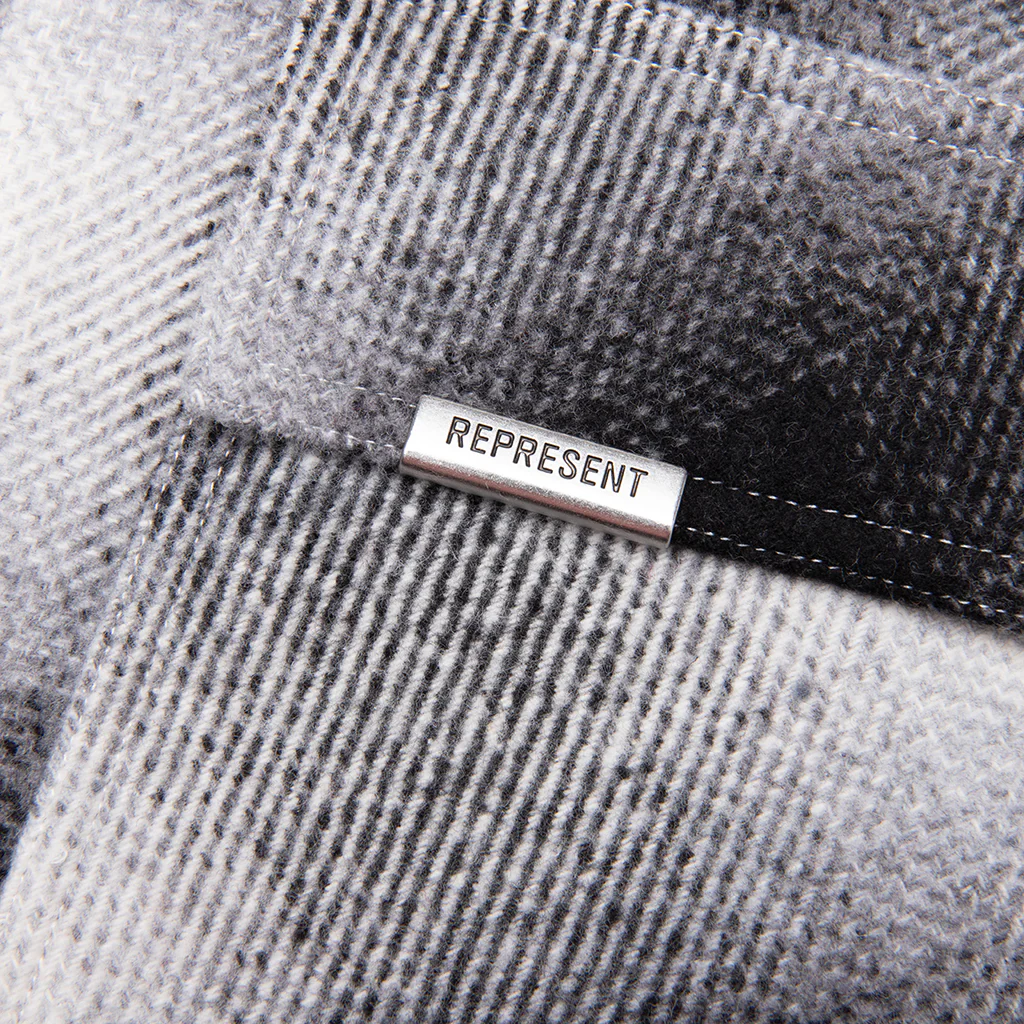 Spirits of Summer Flannel Shirt - Black/White - Image 3