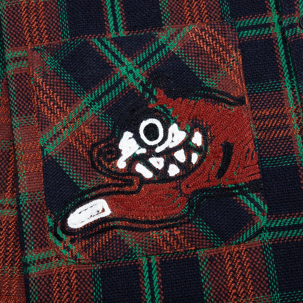 Split Jacket - Plaid - Image 3