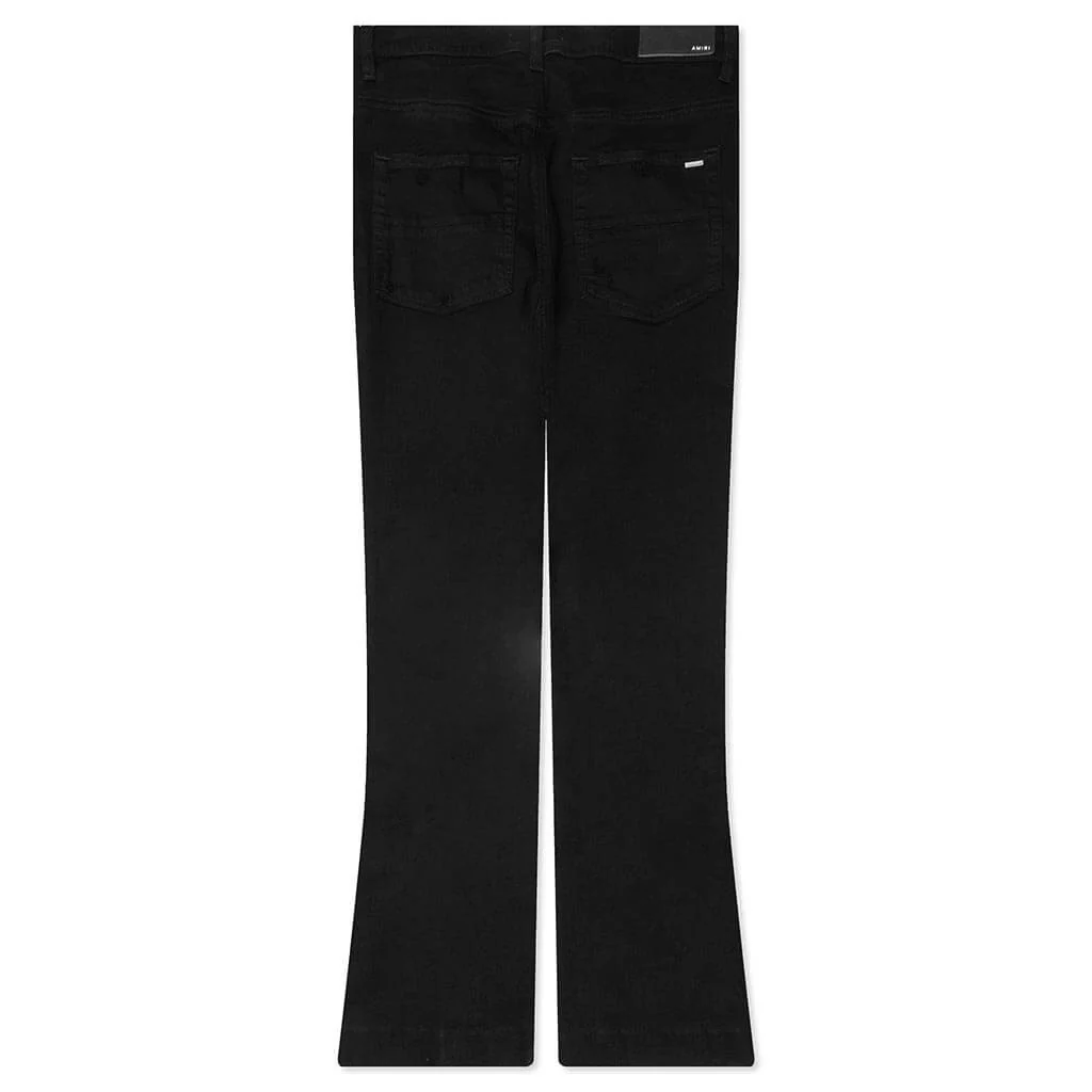 Stack Kick Flare Jean - Black - Image 2