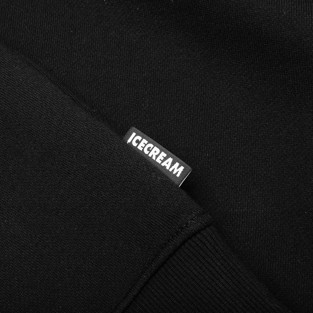 Sticker Hoodie - Black - Image 5