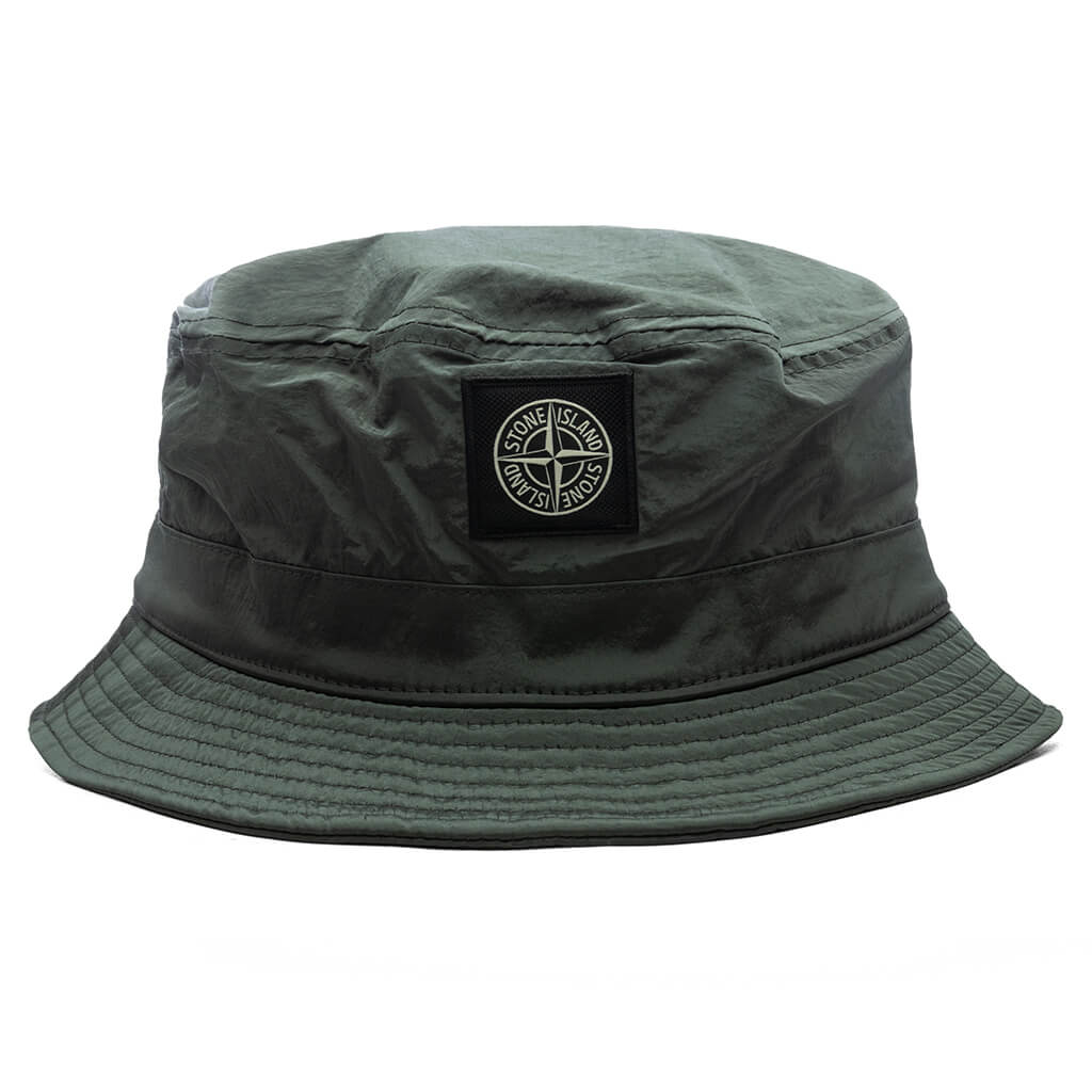 Nylon Metal Bucket Hat - Musk