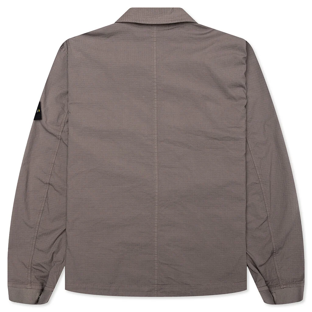 Regular Fit Overshirt - Dove Grey - Image 2