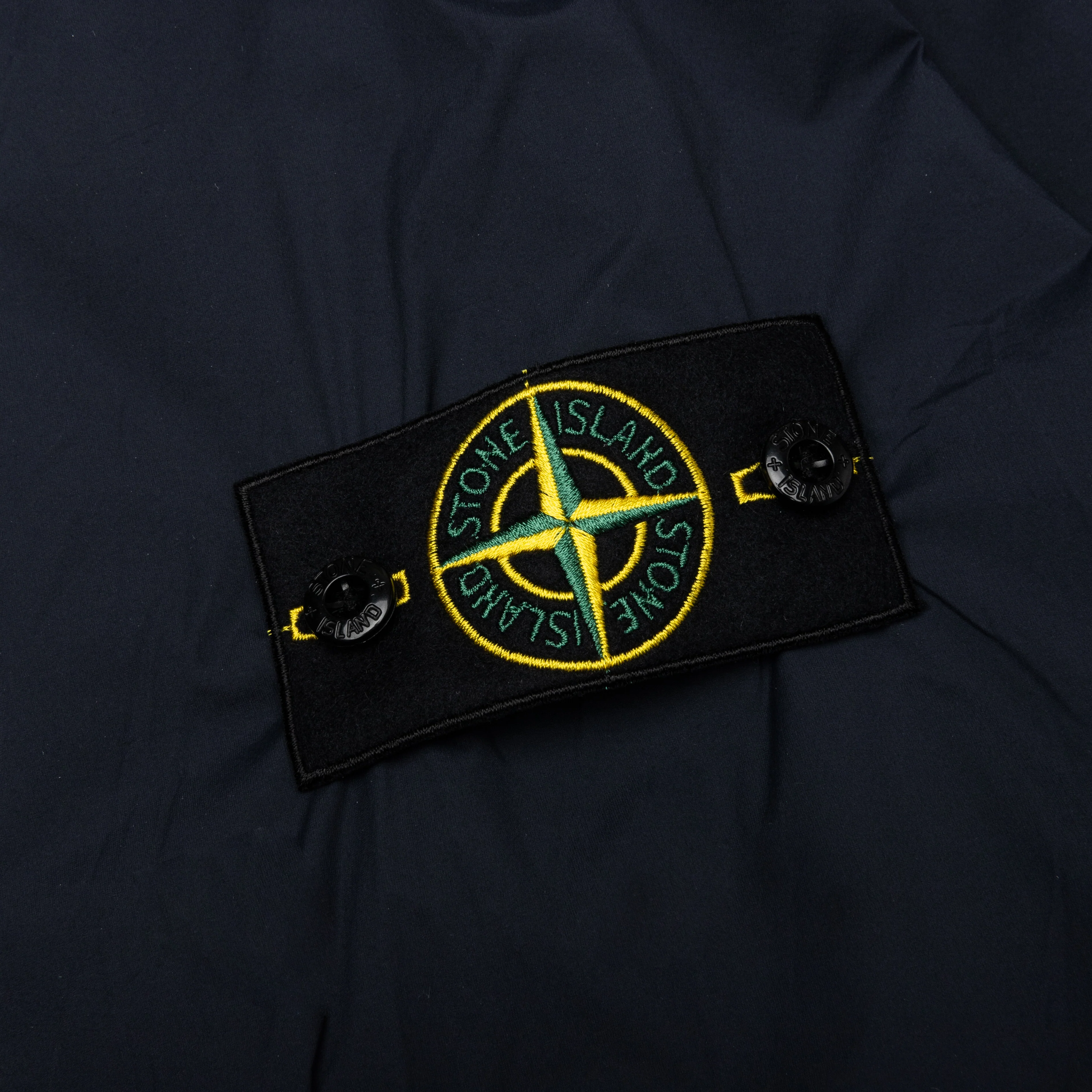 Skin Touch Nylon Bomber Jacket - Navy Blue - Image 5