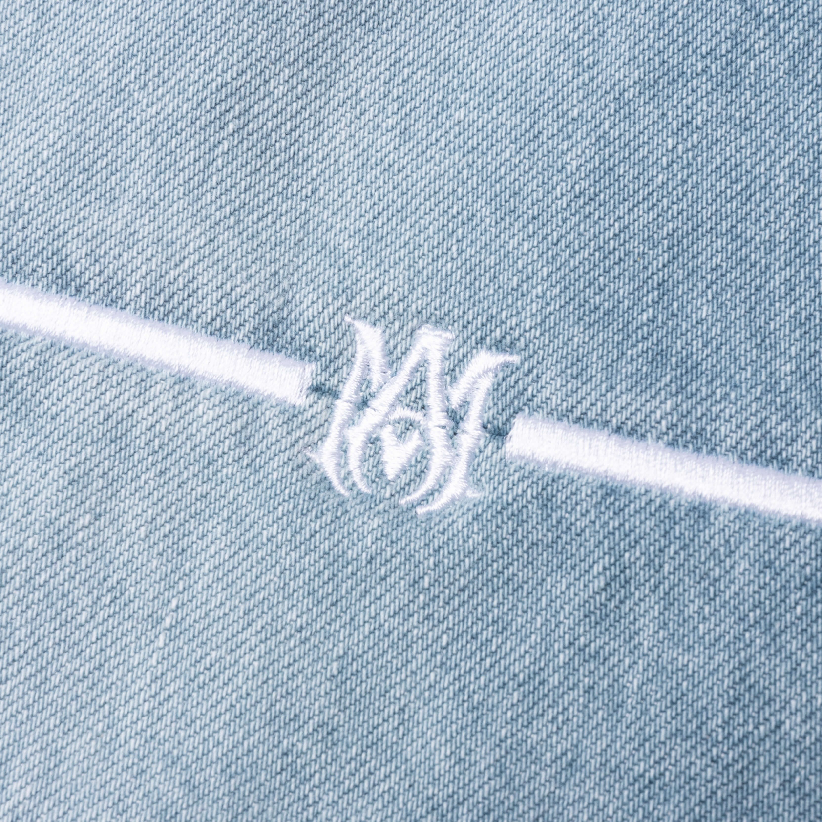 Straight Fit Aloha Patch Jean - Faded Indigo - Image 5