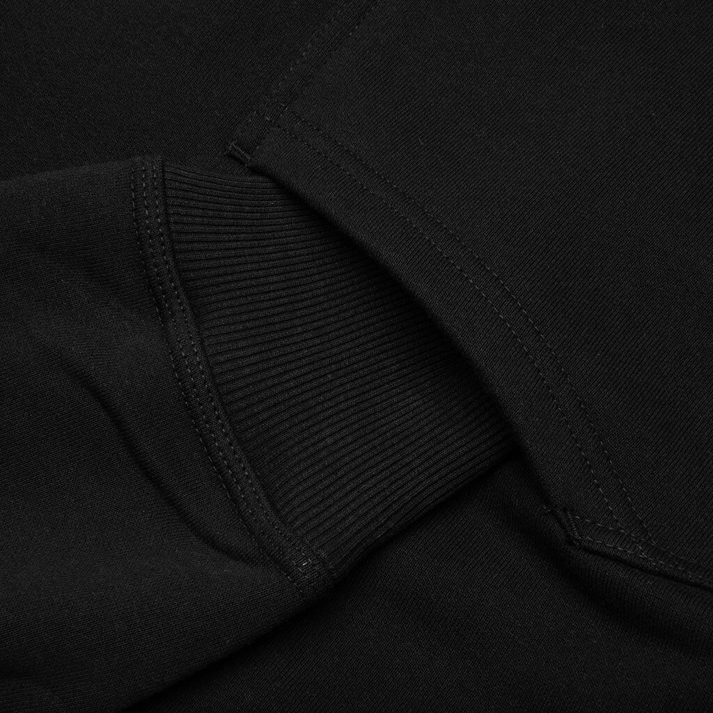 Basic Stussy Zip Hoodie - Black - Image 4
