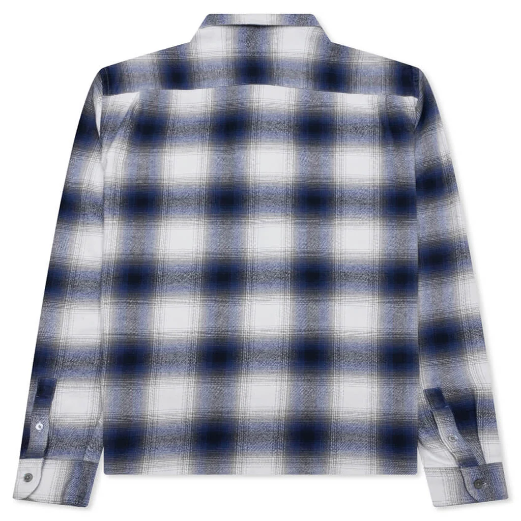 Bay Plaid Shirt - Navy - Image 2