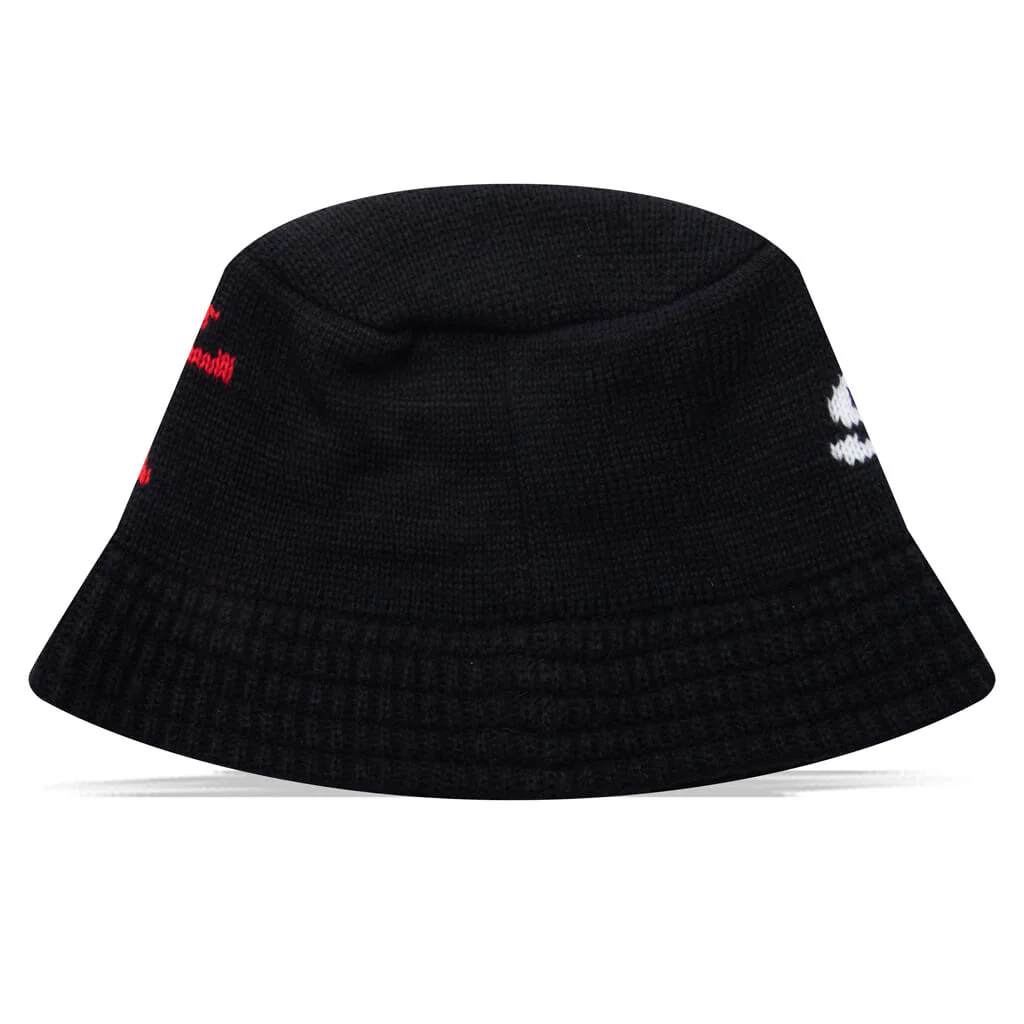 Bucket Stussy Sport Knit - Black - Image 3