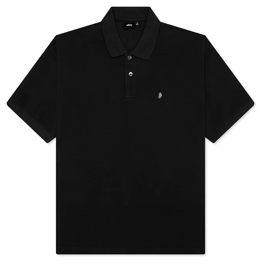 Classic Pique Polo - Black