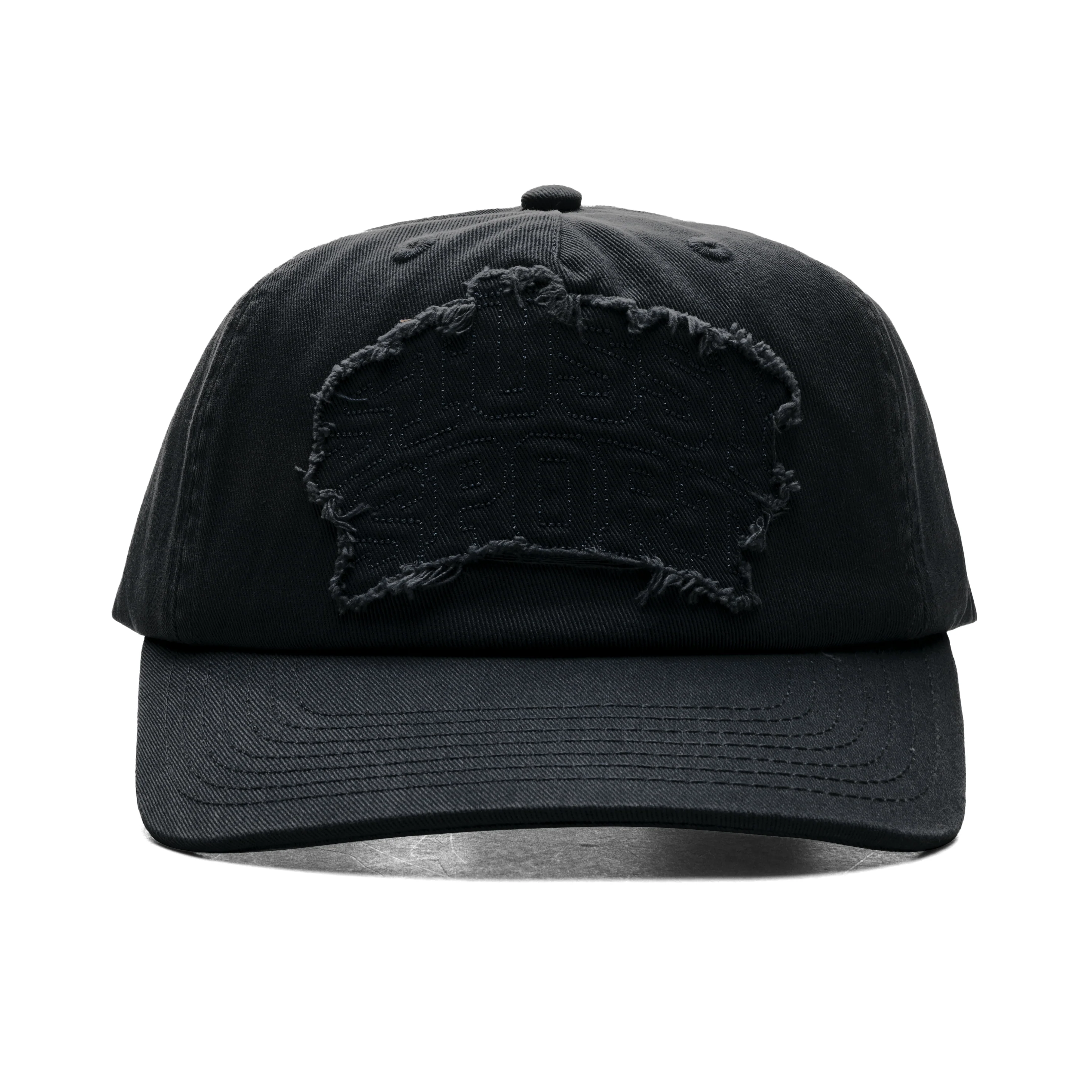 Mid Sport Patch Applique Cap - Shadow Black