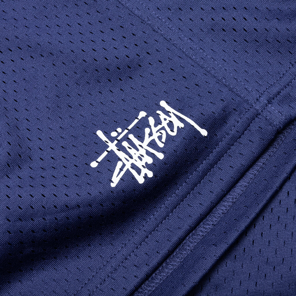 Mesh Basic Shorts - Blue - Image 4