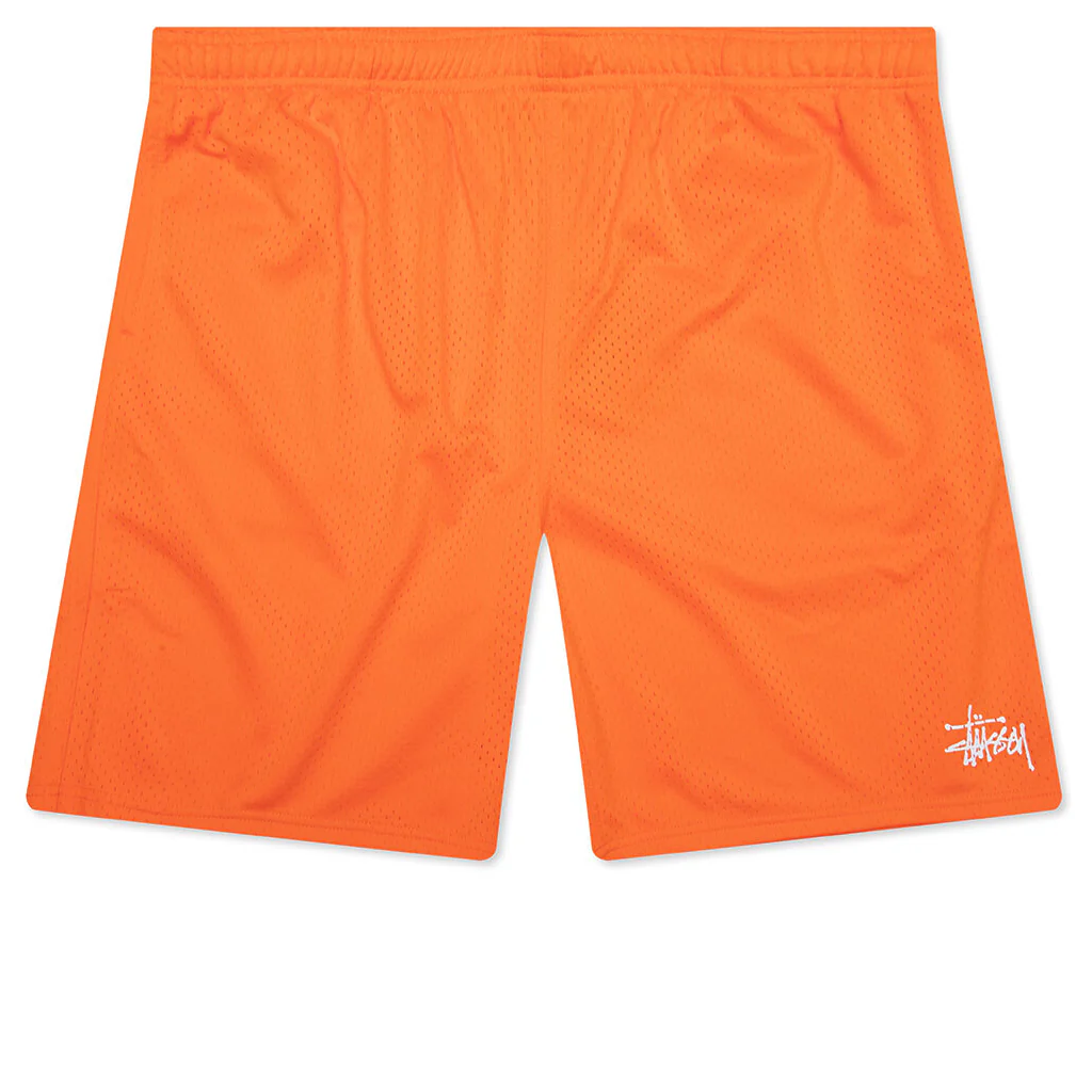 Mesh Basic Shorts - Orange