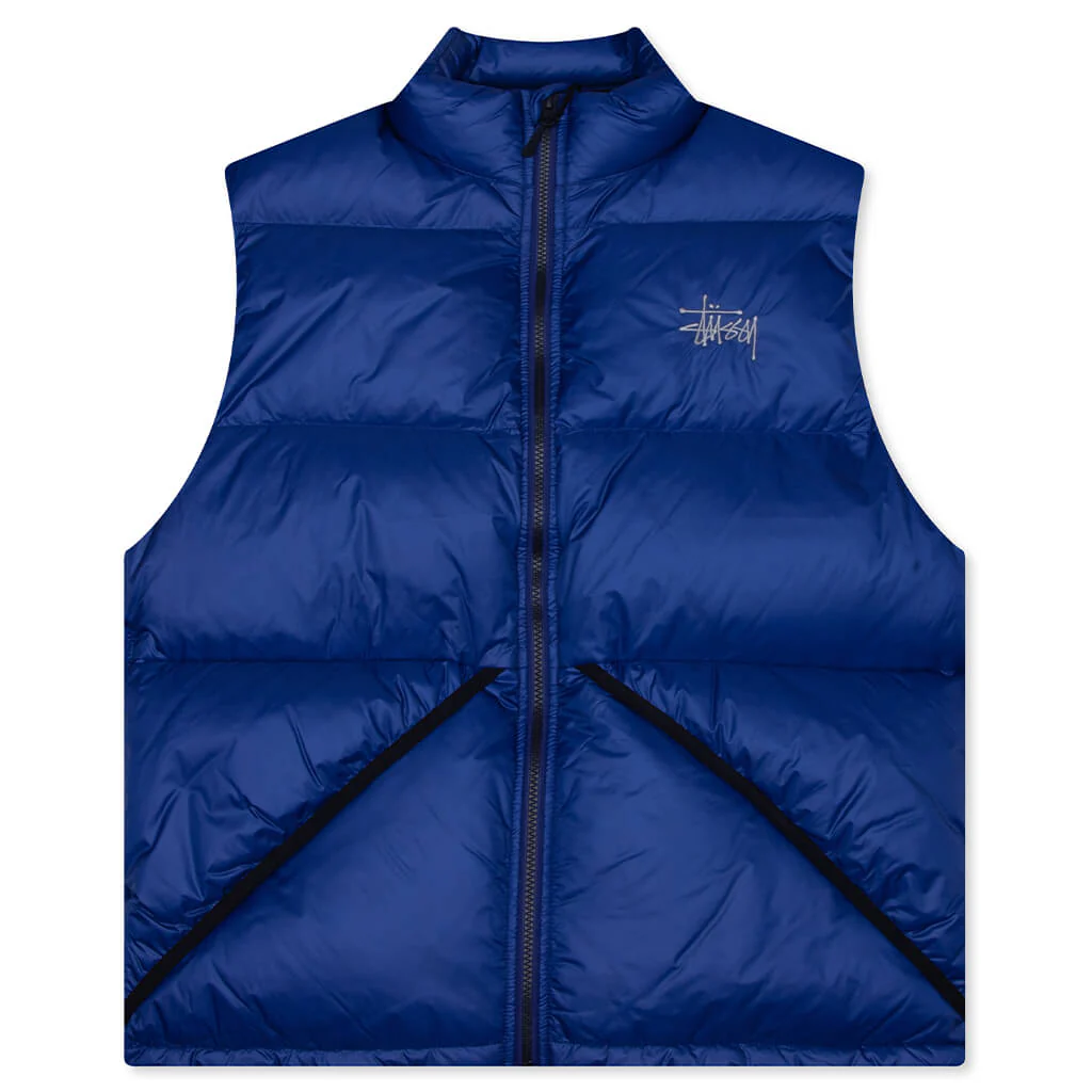 Micro Ripstop Down Vest - Royal
