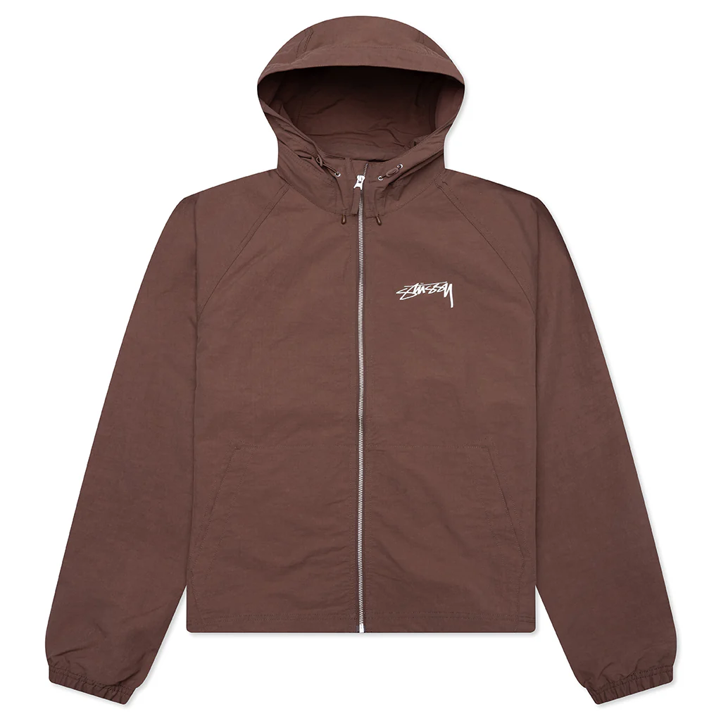 Nylon Beach Shell - Coffee