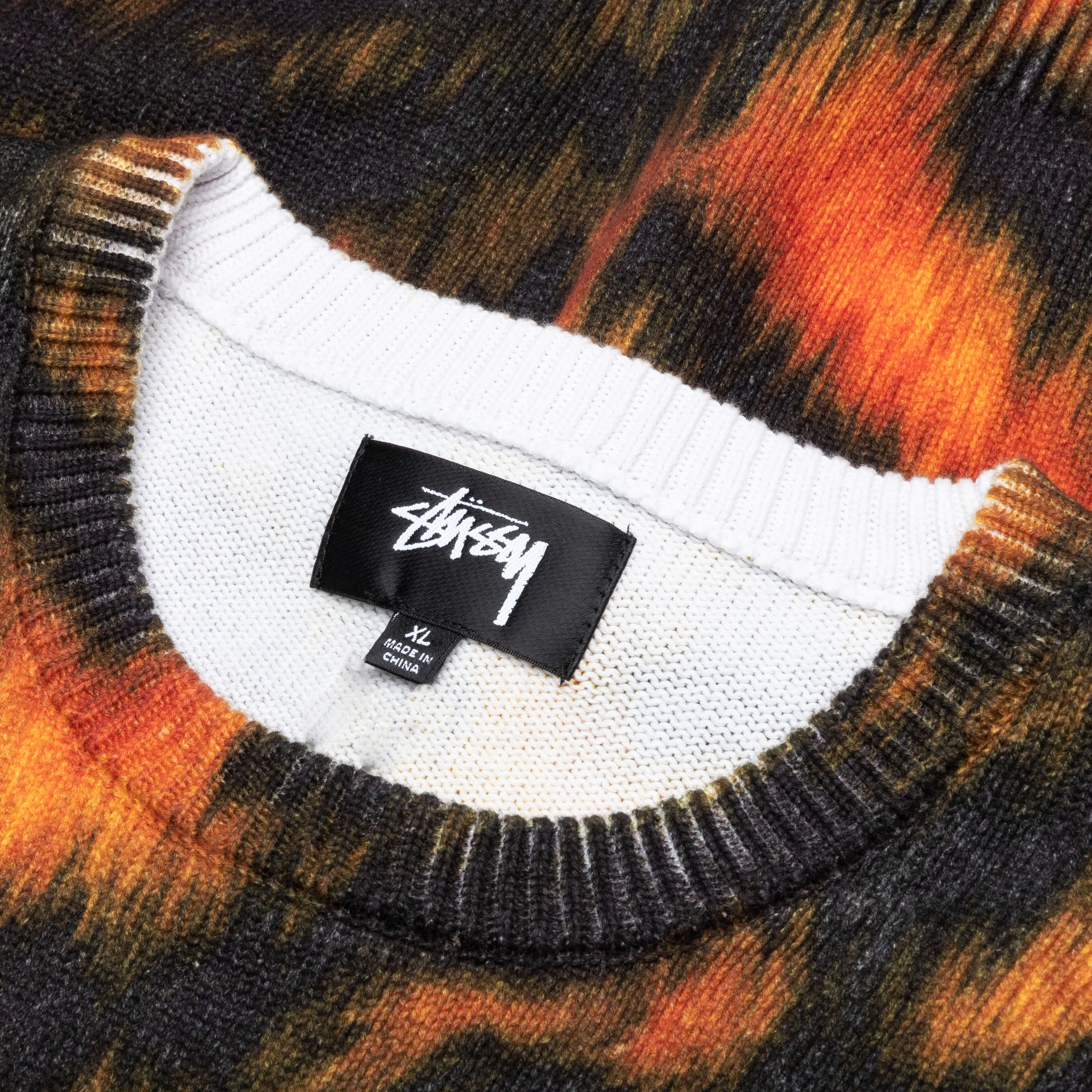 Printed Fur Sweater - Tiger - Image 3