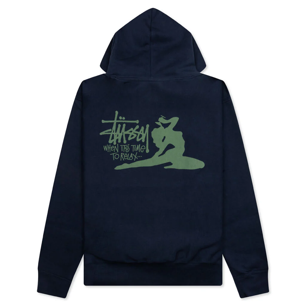 Relax Hoodie - Navy - Image 2