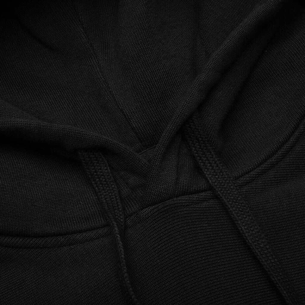 Skull & Bones Pigment Dyed Hoodie - Black - Image 3