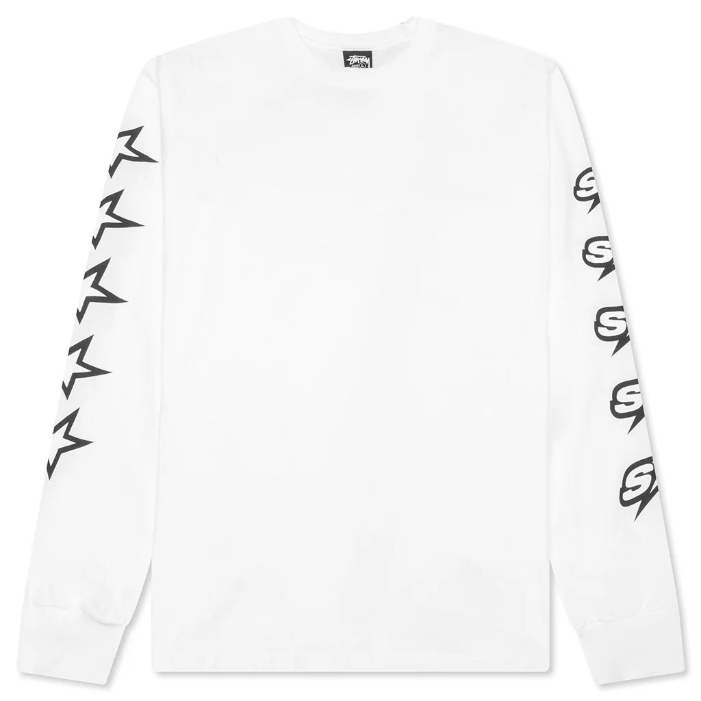 Speedway L/S Tee - White