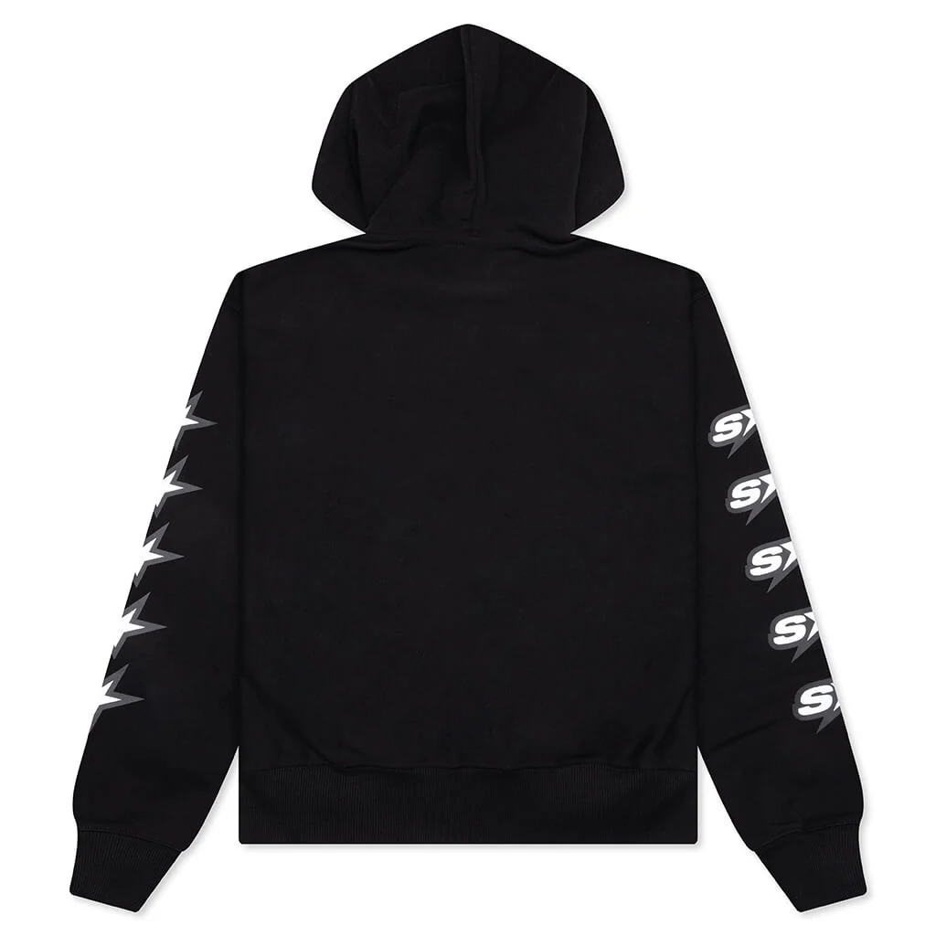 Speedway Zip Hoodie - Black - Image 2