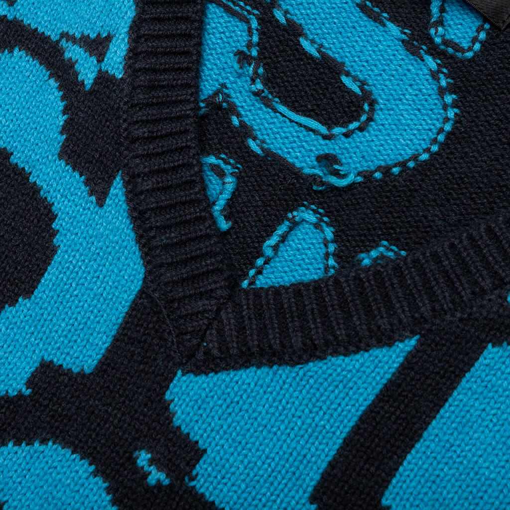 Stacked Sweater Vest - Dark Navy - Image 3