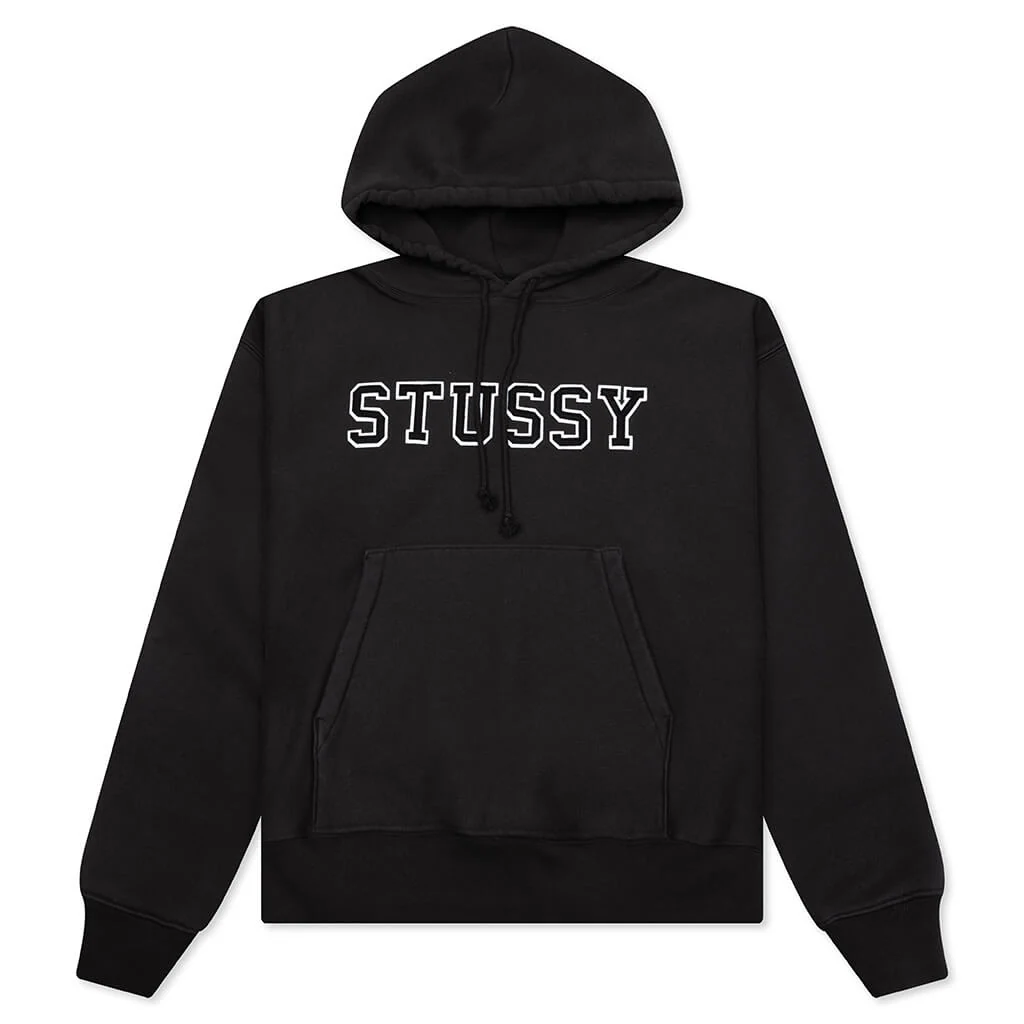 Stüssy Applique Hoodie - Black