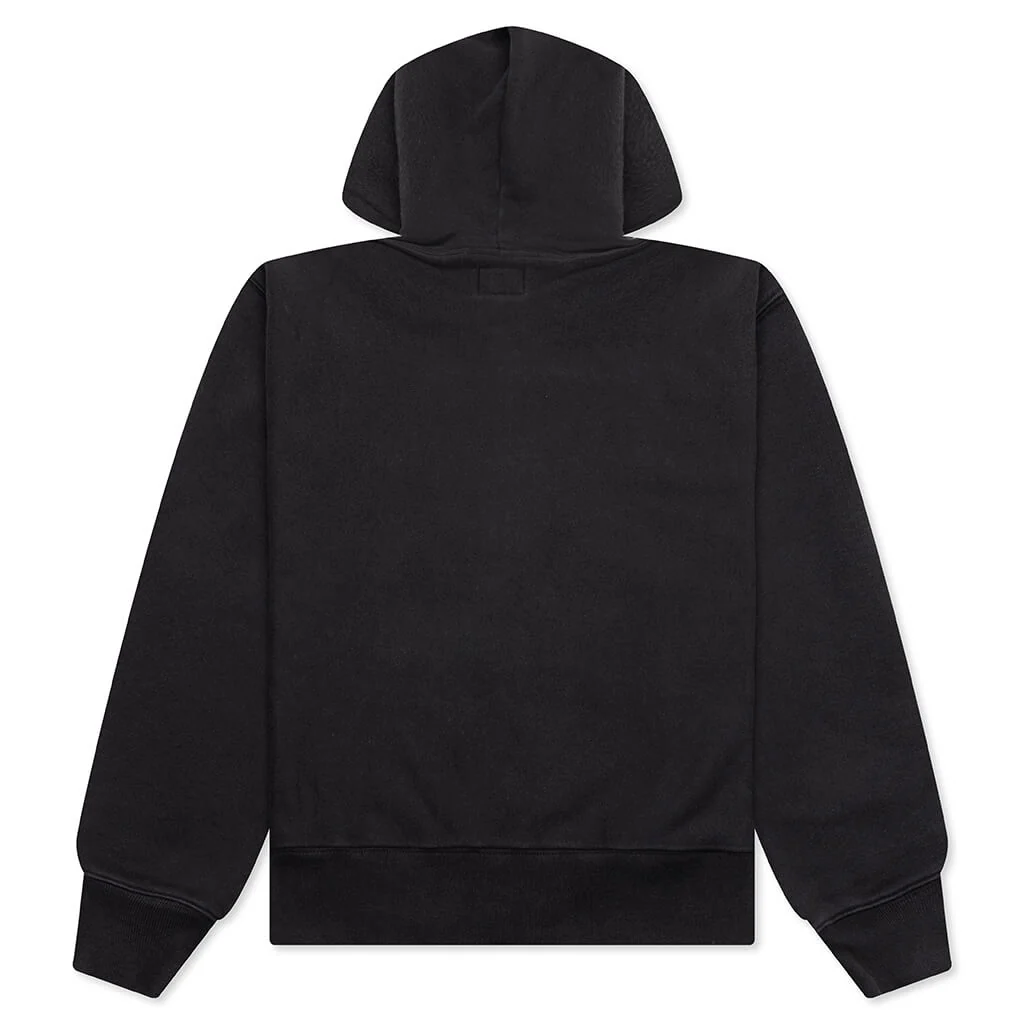 Established Printed Zip Hoodie - Black - Image 2