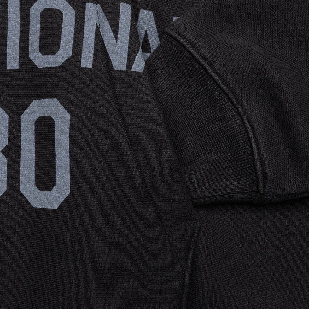 Established Printed Zip Hoodie - Black - Image 4